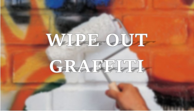 Wipe out graffiti