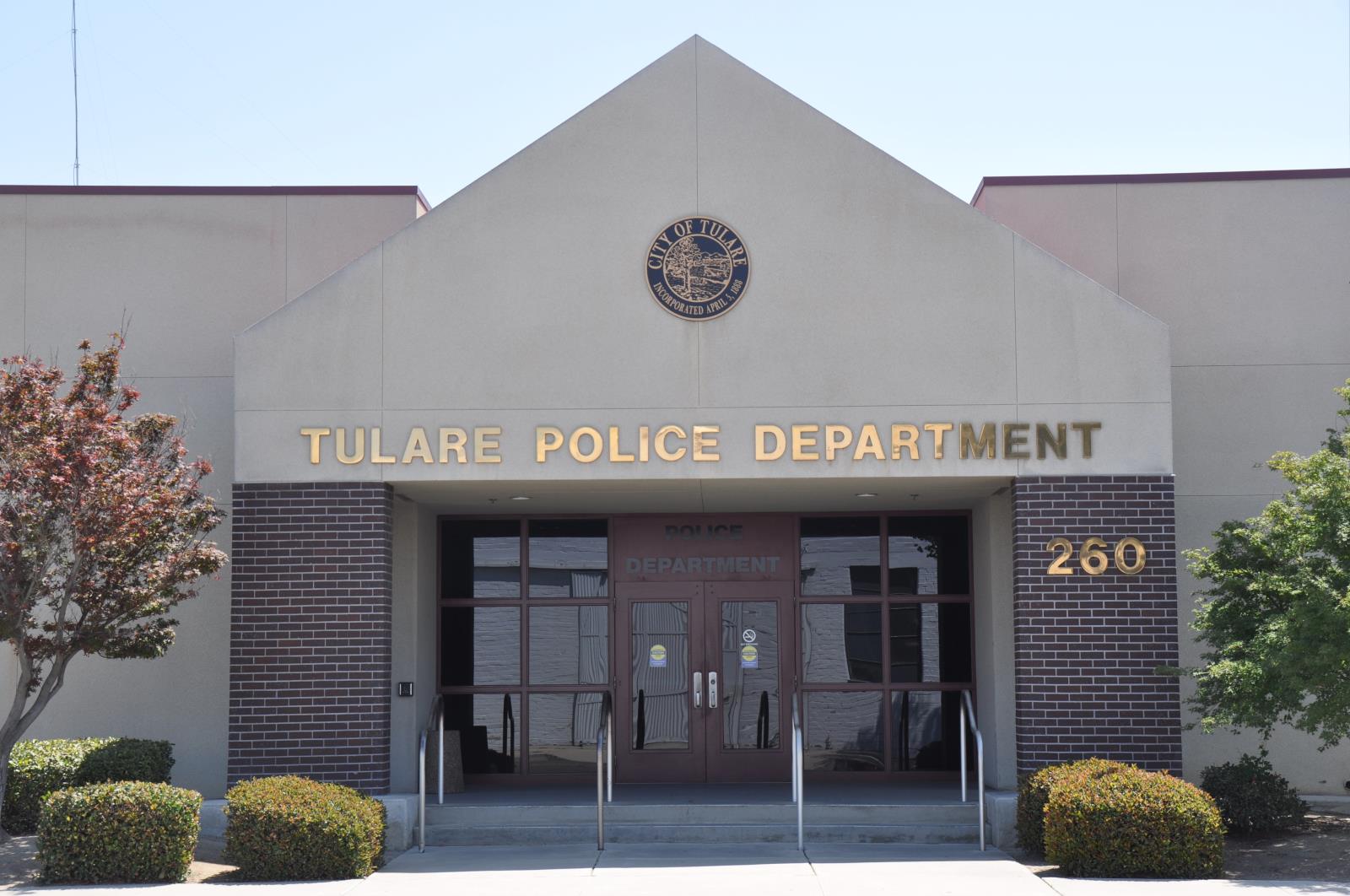 Image of the Tulare Police Department Building